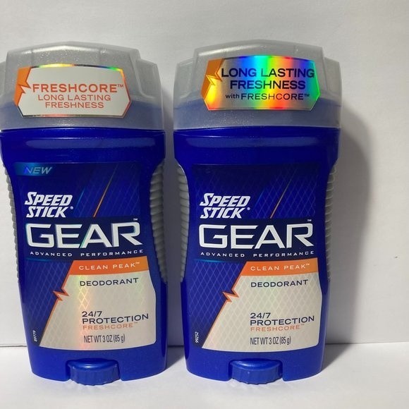 Speed Stick Gear Clean Peak Deodorant 7 Sticks DISCONTINUED Fresh Core - Picture 1 of 13